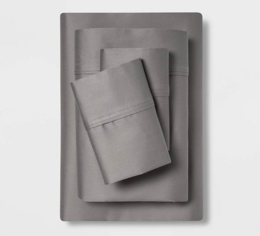 Threshold King Solid Performance Sheet Set, New