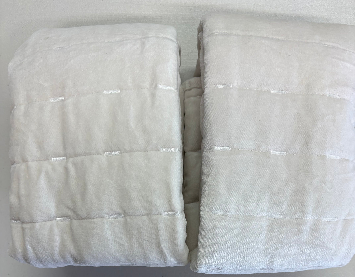 Threshold Standard Channel Stitch Velvet Pillow Shams Set, New