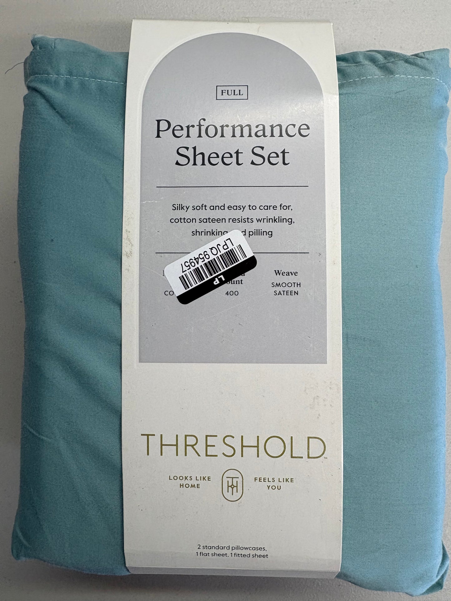 Threshold Full Solid Performance Sheet Set, New