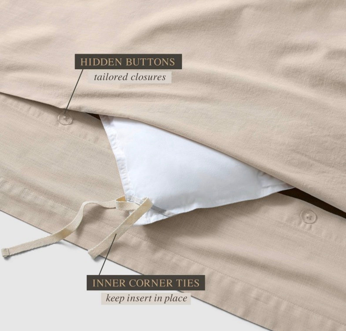 Jeremiah Brent King Contrast Border Cotton Duvet, New