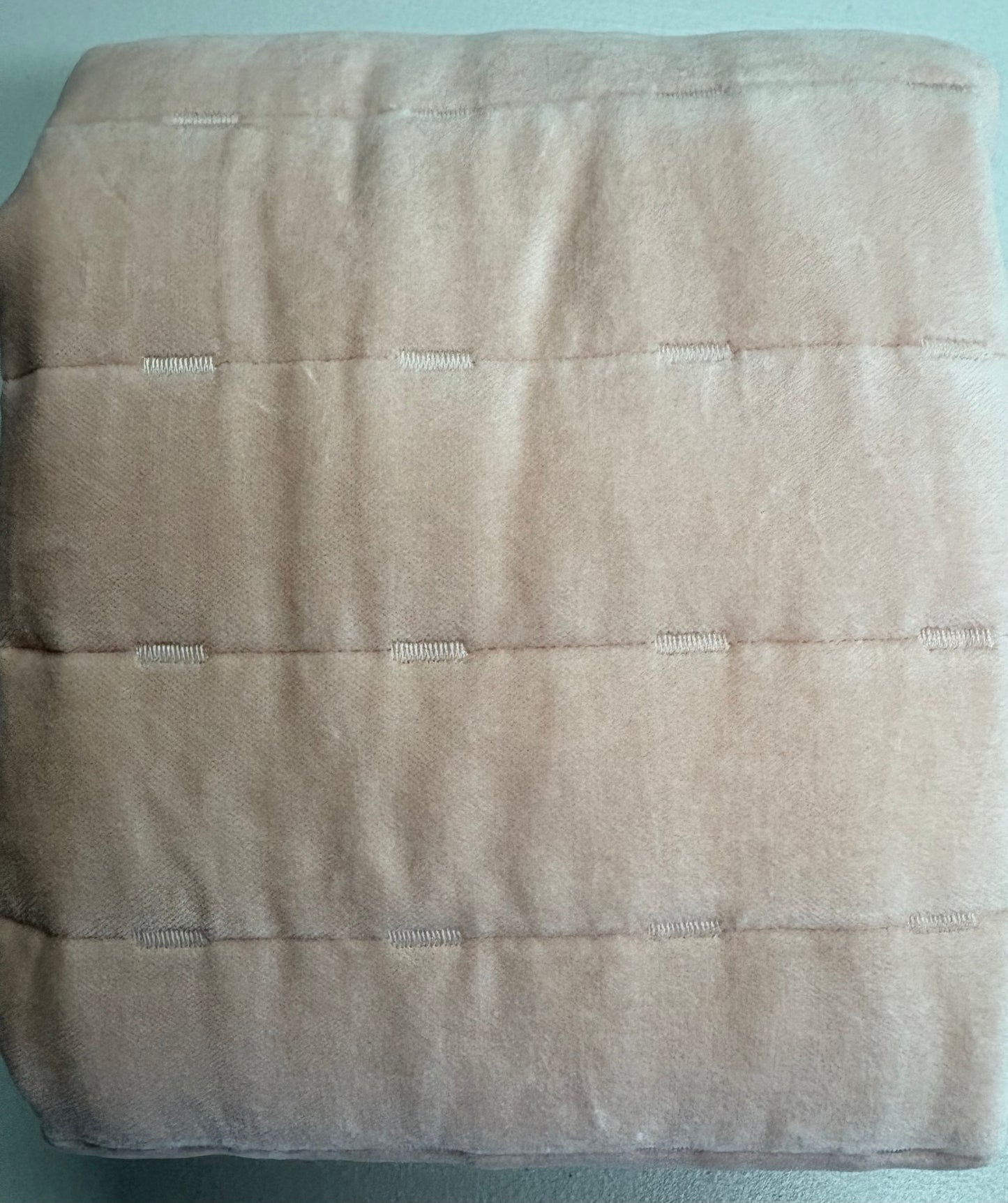 Threshold Euro Channel Stitch Velvet Pillow Sham, New