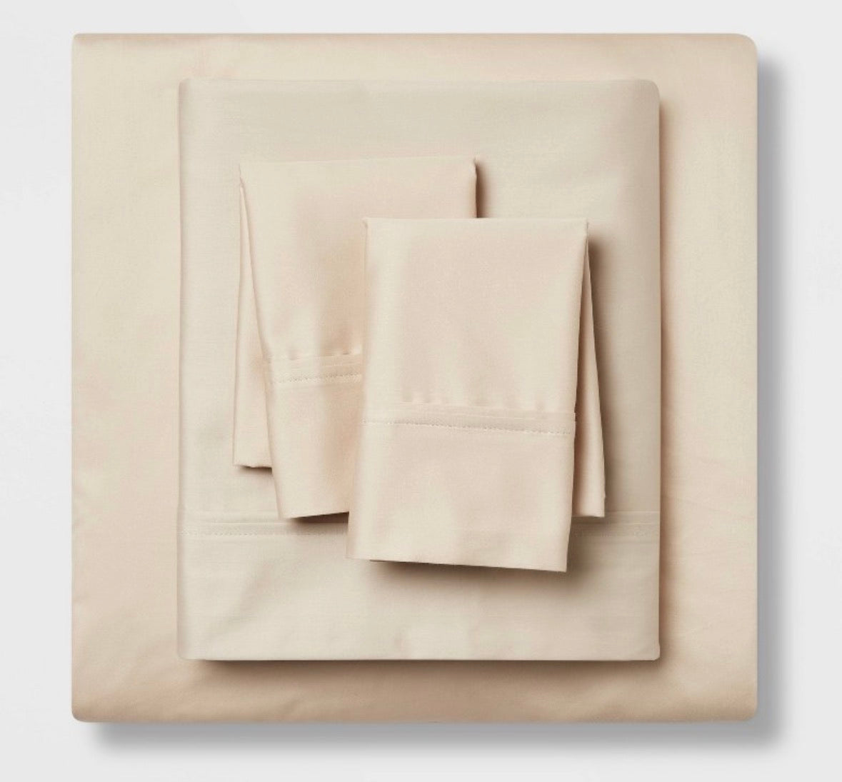 Threshold Queen Solid Performance Sheet Set, New