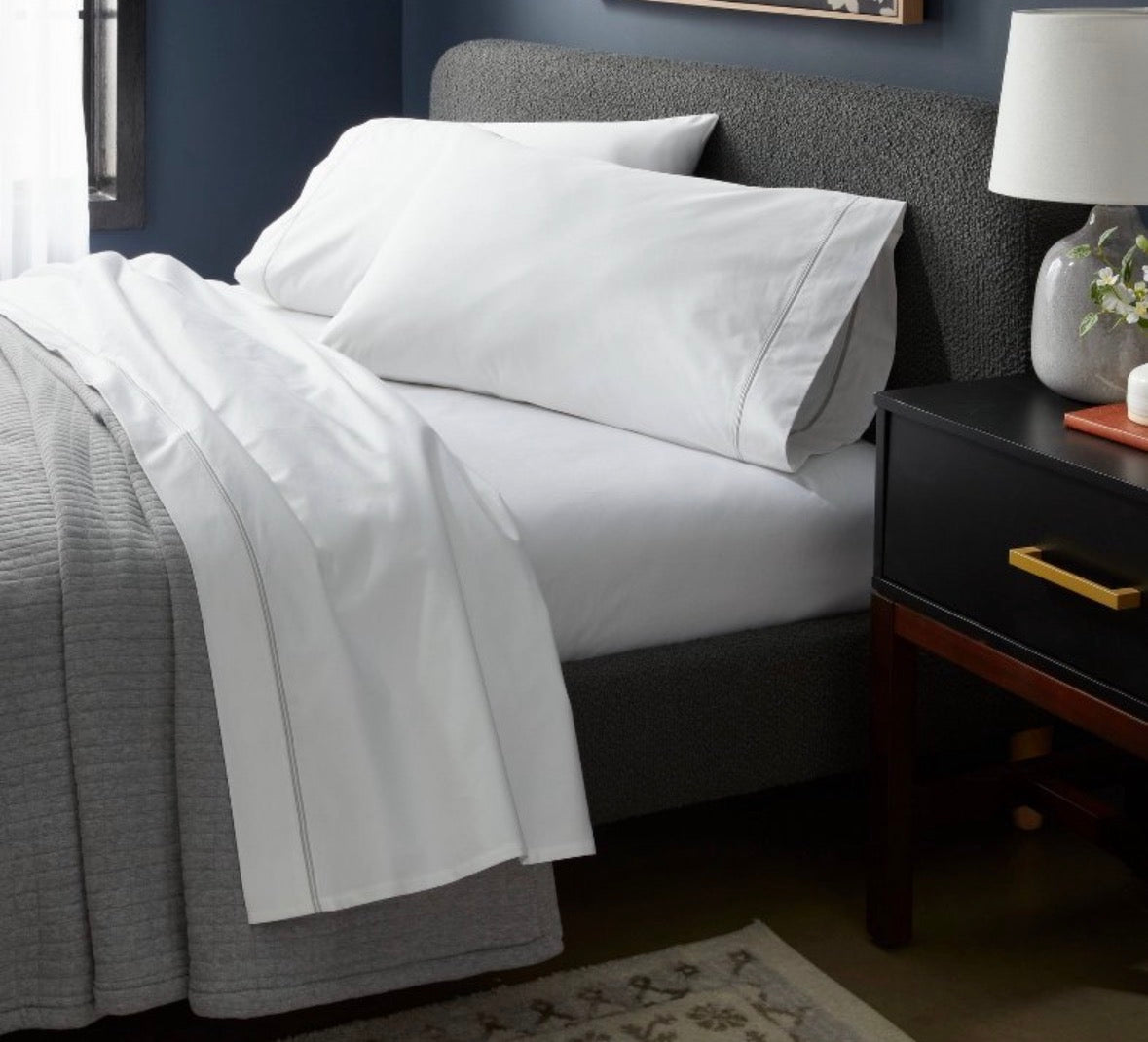 Threshold King Hotel Collection Sheet Set, New