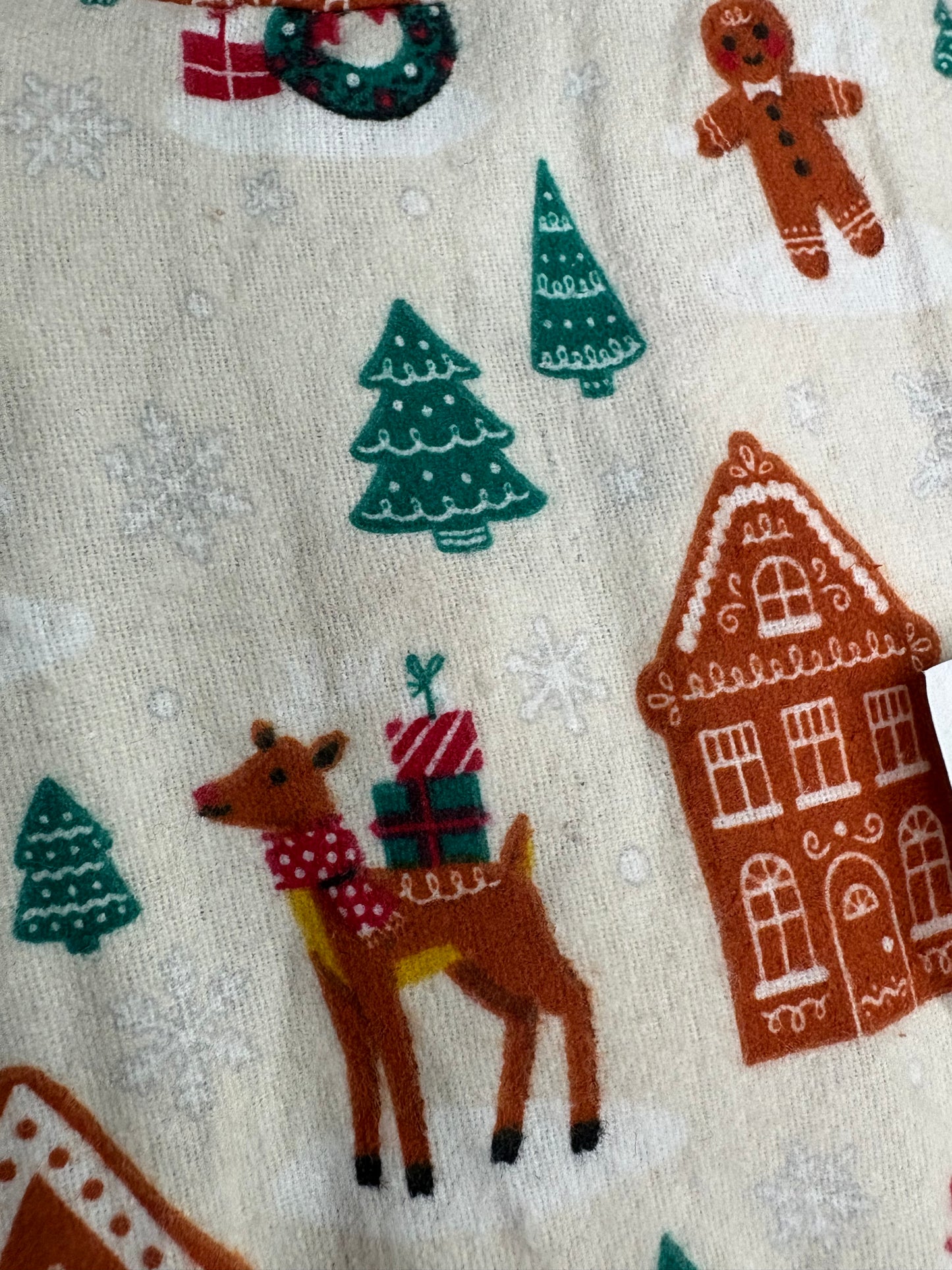 Wondershop Twin Holiday 100% Cotton Flannel Sheet Set, New