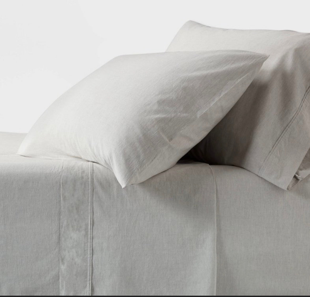 Threshold Full Organic Cotton Percale Sheet Set, New
