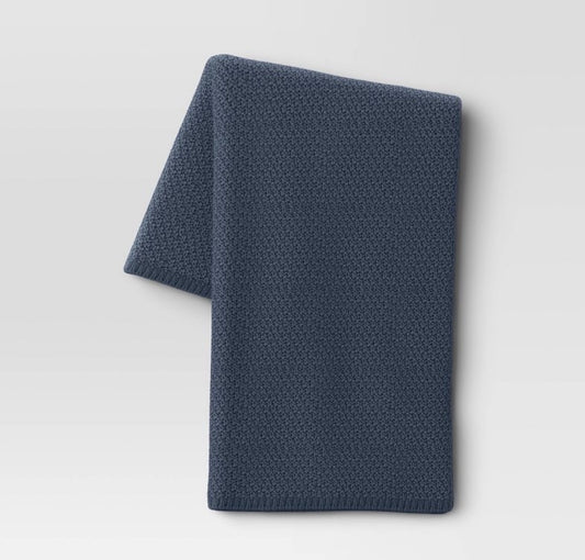 Threshold 50”x70” Oversized Recycled Knit Throw Blanket, New