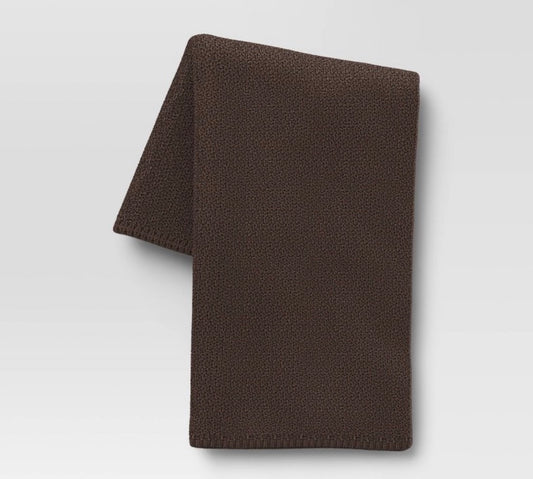 Threshold 50”x70” Oversized Recycled Knit Throw, New