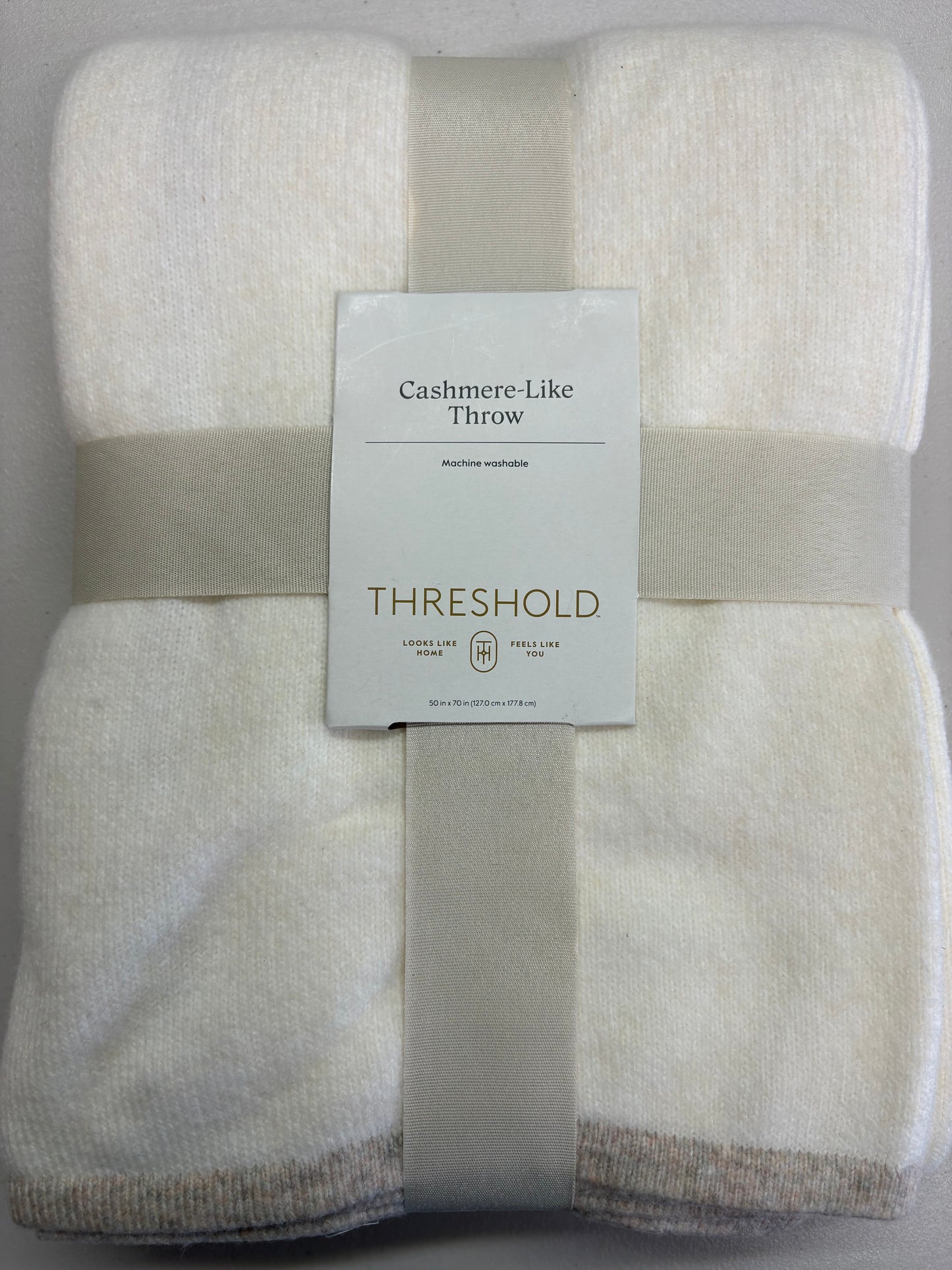 Threshold 50”x70” Cashmere Like Throw Blanket, New