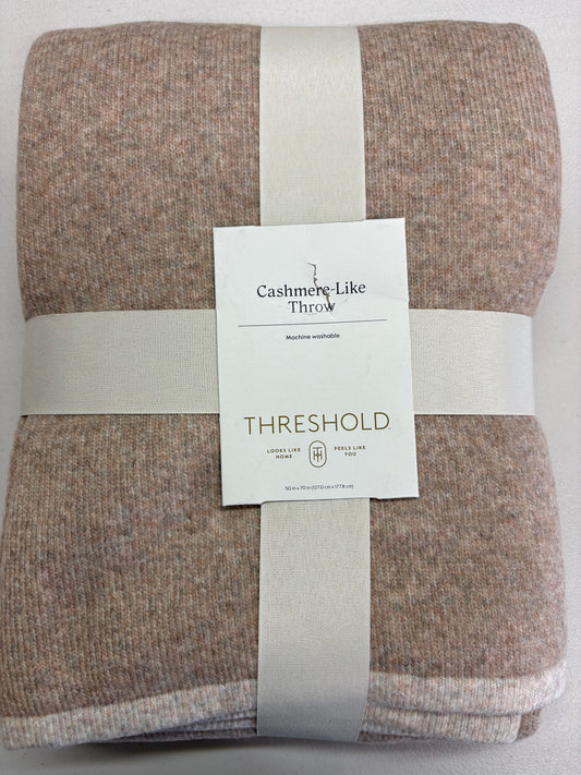 Threshold 50”x70” Cashmere Like Throw Blanket, New