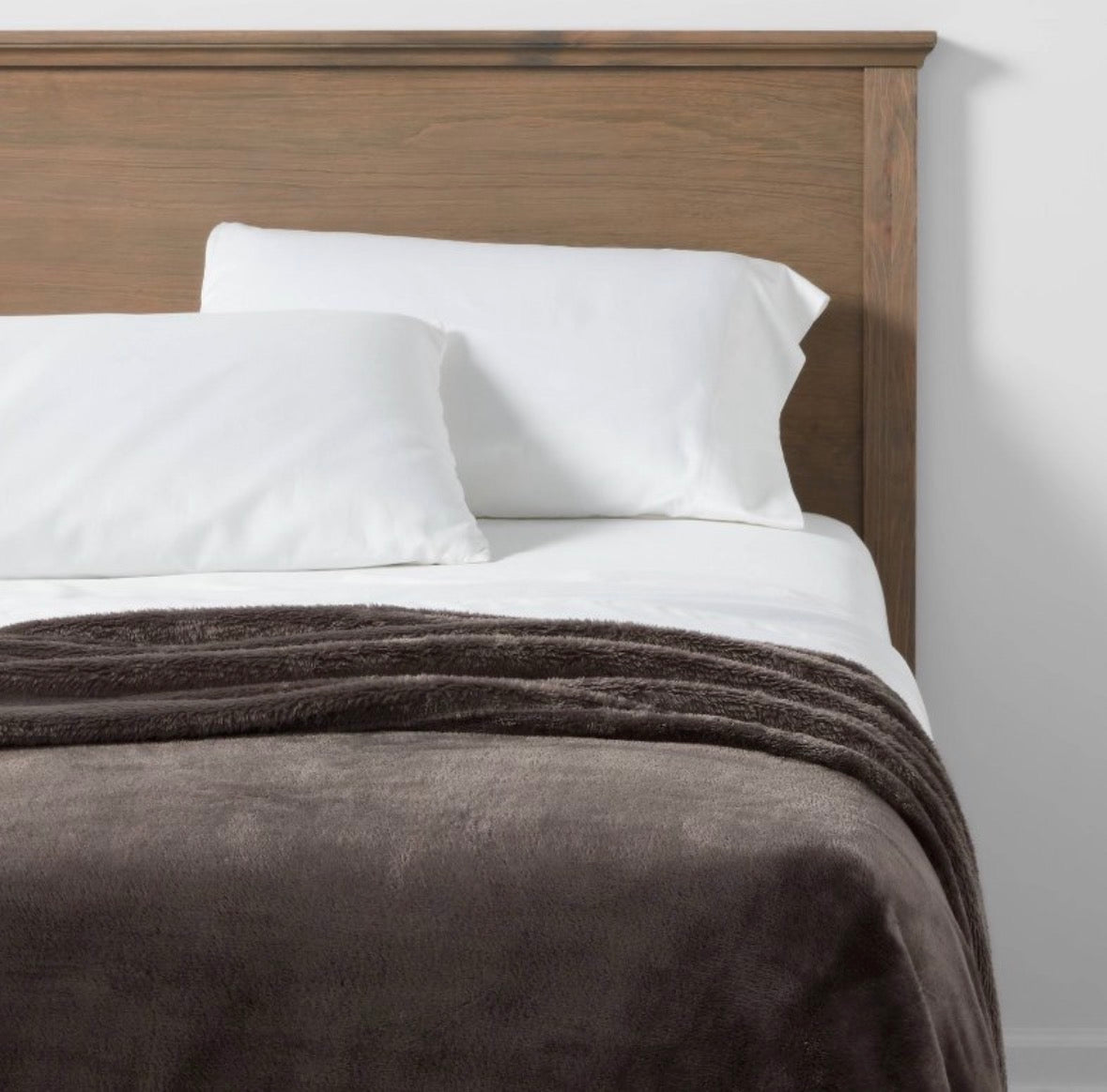 Threshold King Microplush Bed Blanket, New