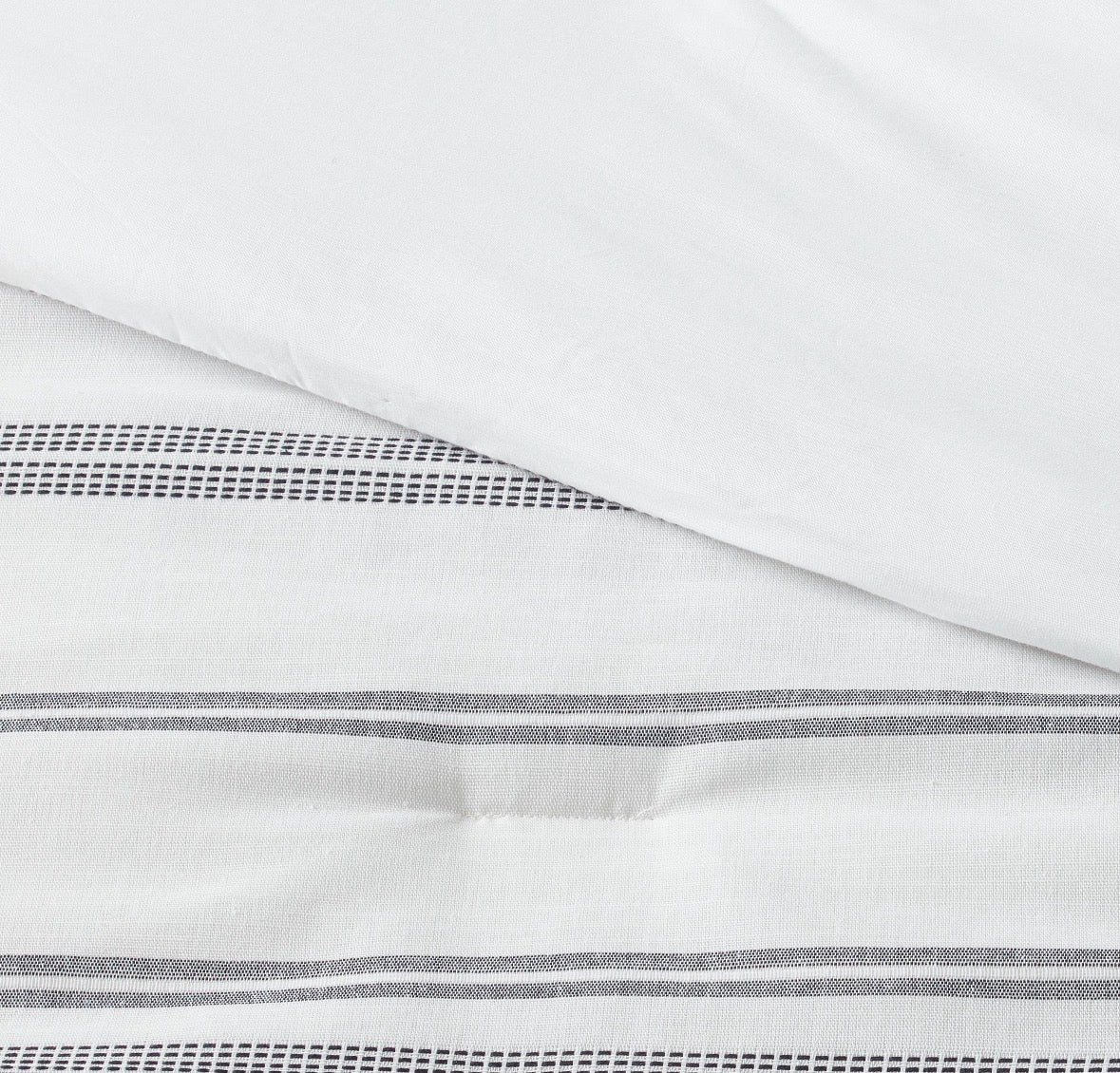 Threshold King Woven Stripe Comforter Set, New