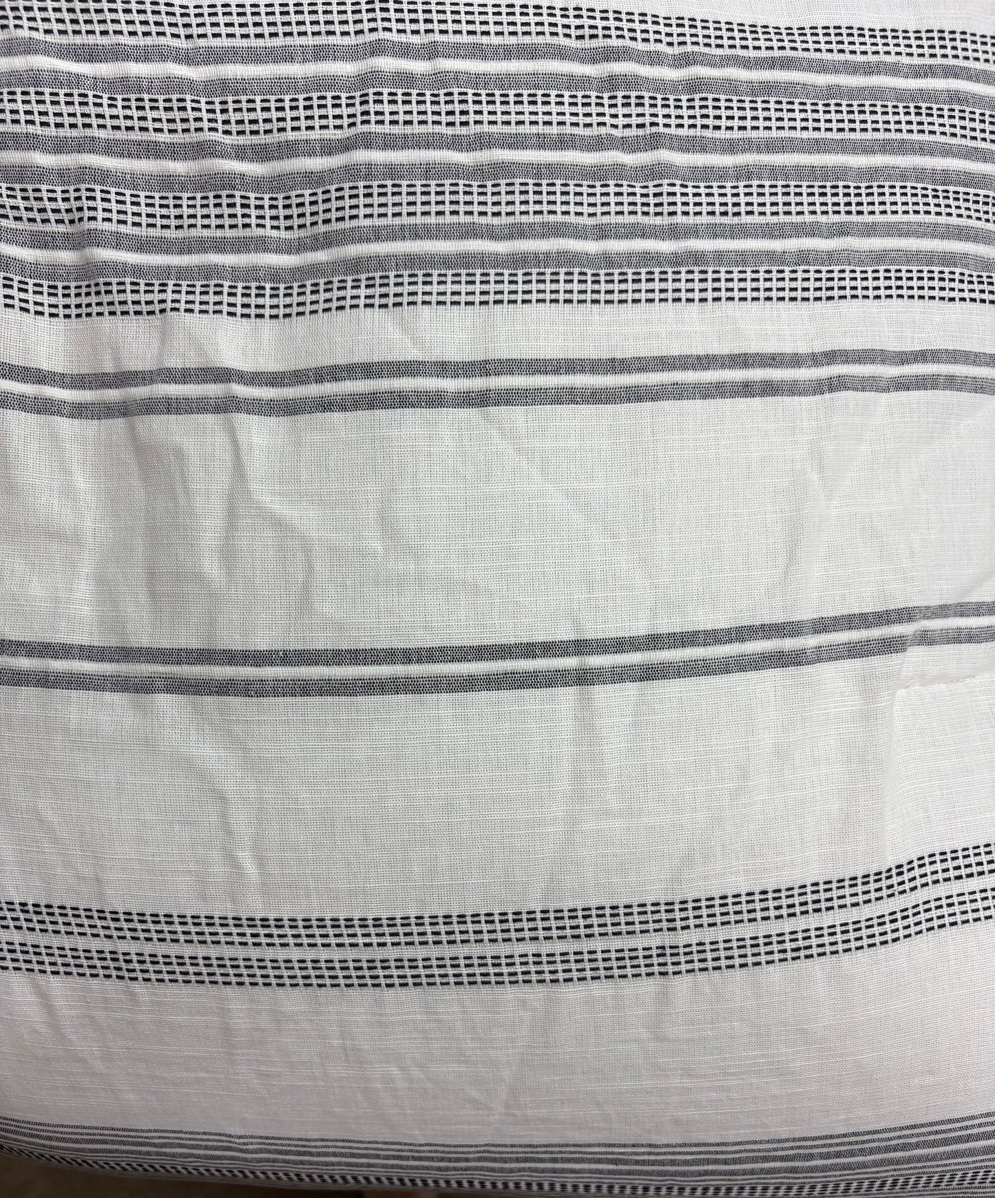 Threshold King Woven Stripe Comforter Set, New