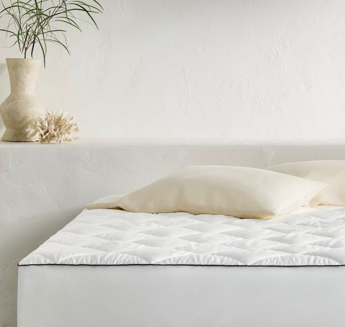 Casaluna Queen Premium Cooling Mattress Pad, New