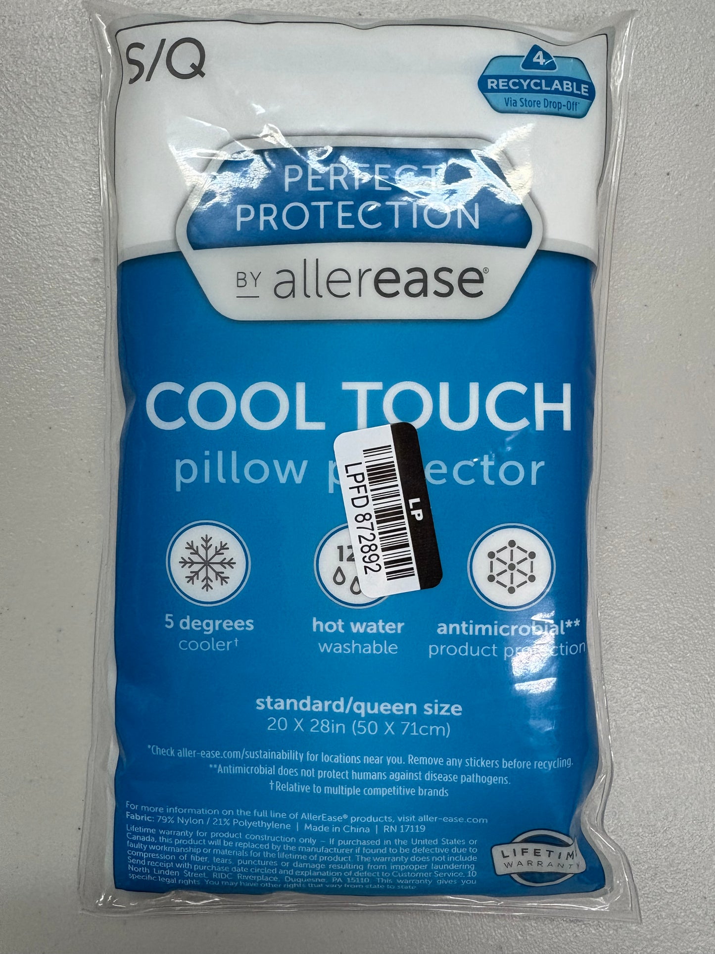 Allerease Queen Cool Touch Mattress & Pillow Protectors Bundle, New