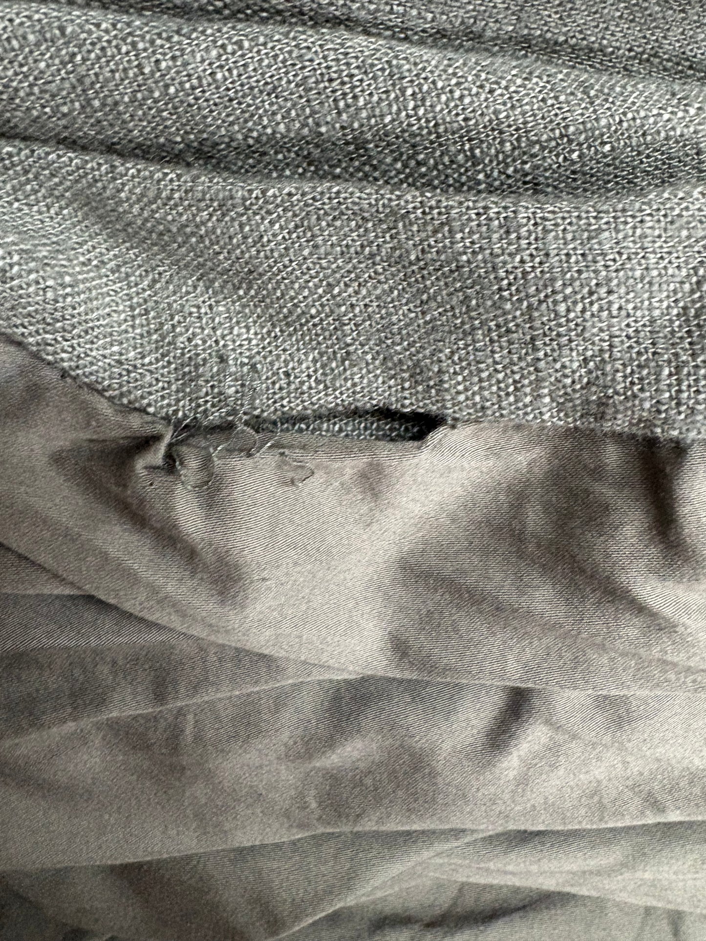 Casaluna King Heavyweight Linen Blend Duvet Set