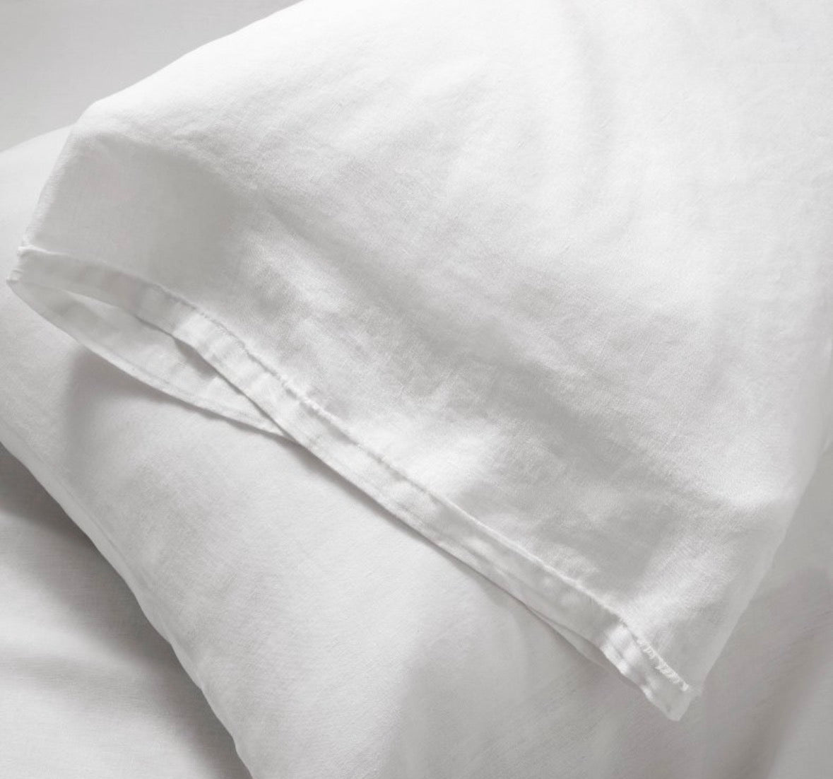 Casaluna Standard 100% Linen Pillowcase Set, New