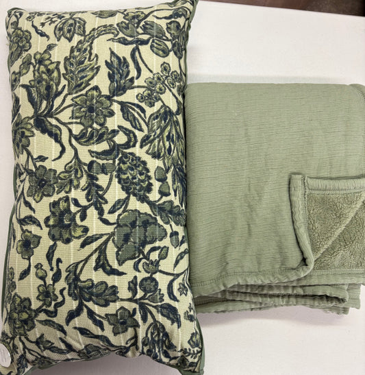 Threshold Throw Blanket & Throw Pillow Set, New