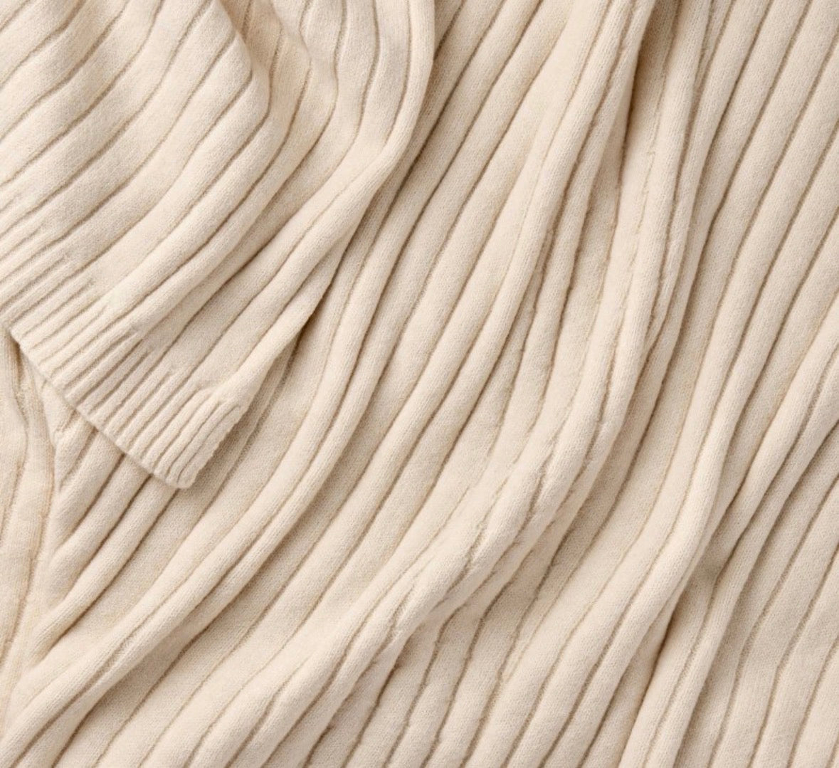Threshold 50”x60” Casual Rib Throw Blanket, New