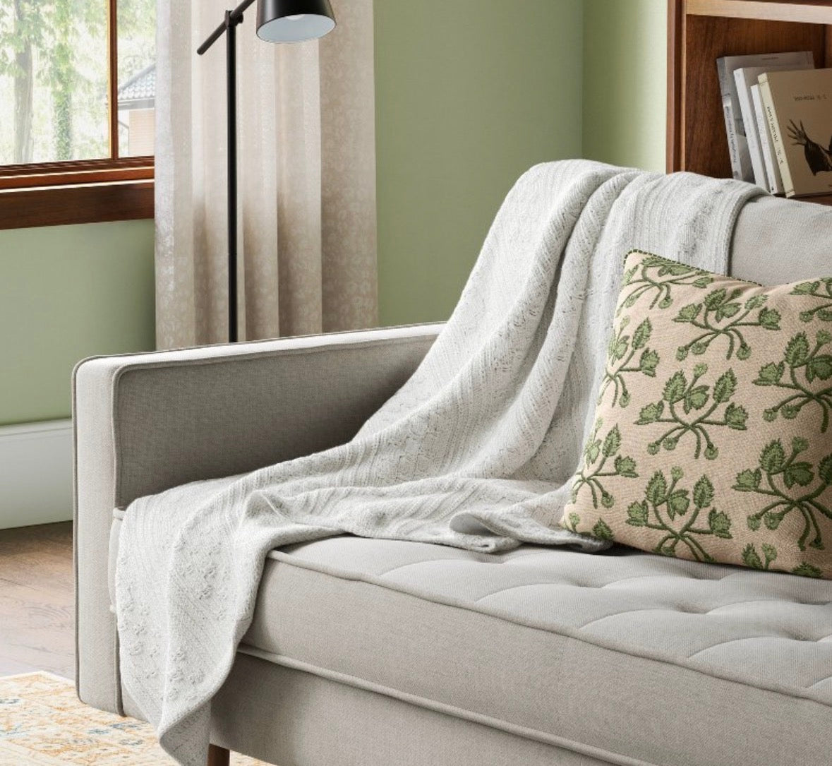 Threshold 50”x60” Dimensional Knit Throw Blanket, New