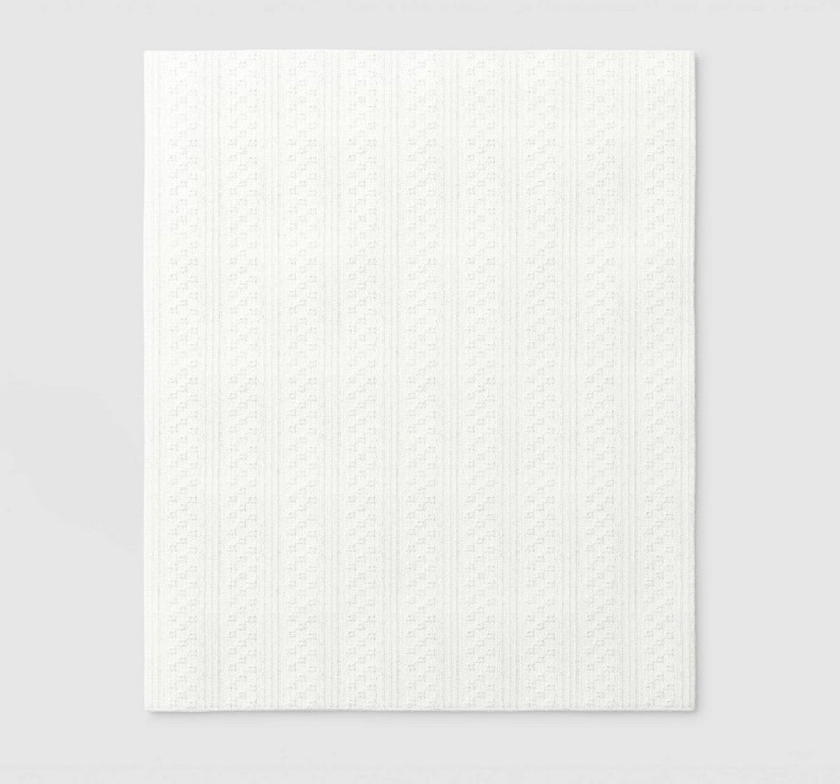Threshold 50”x60” Dimensional Knit Throw Blanket, New