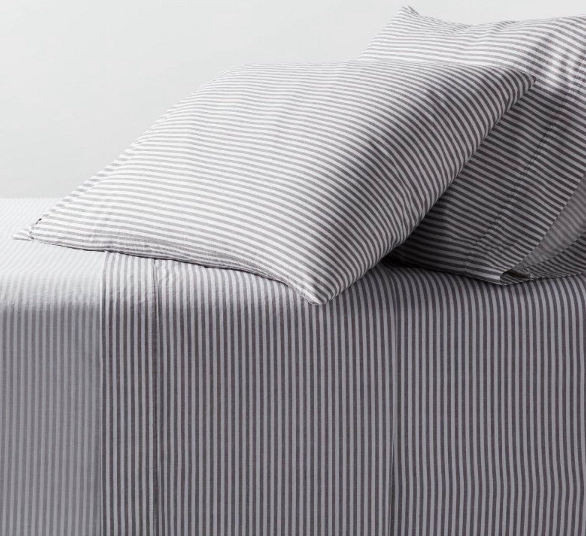 Threshold King Organic Percale Cotton Sheet Set, New