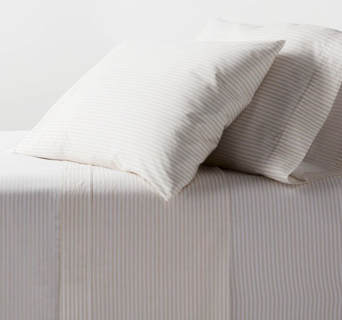 Threshold Twin/XL Twin Organic Percale Cotton Sheet Set, New