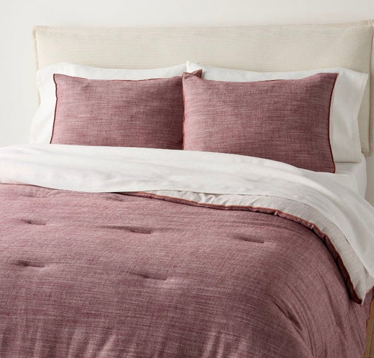 Hearth & Hand King Reversible Duvet Set, New