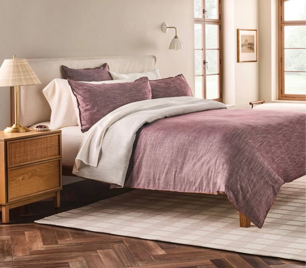Hearth & Hand King Reversible Duvet Set, New