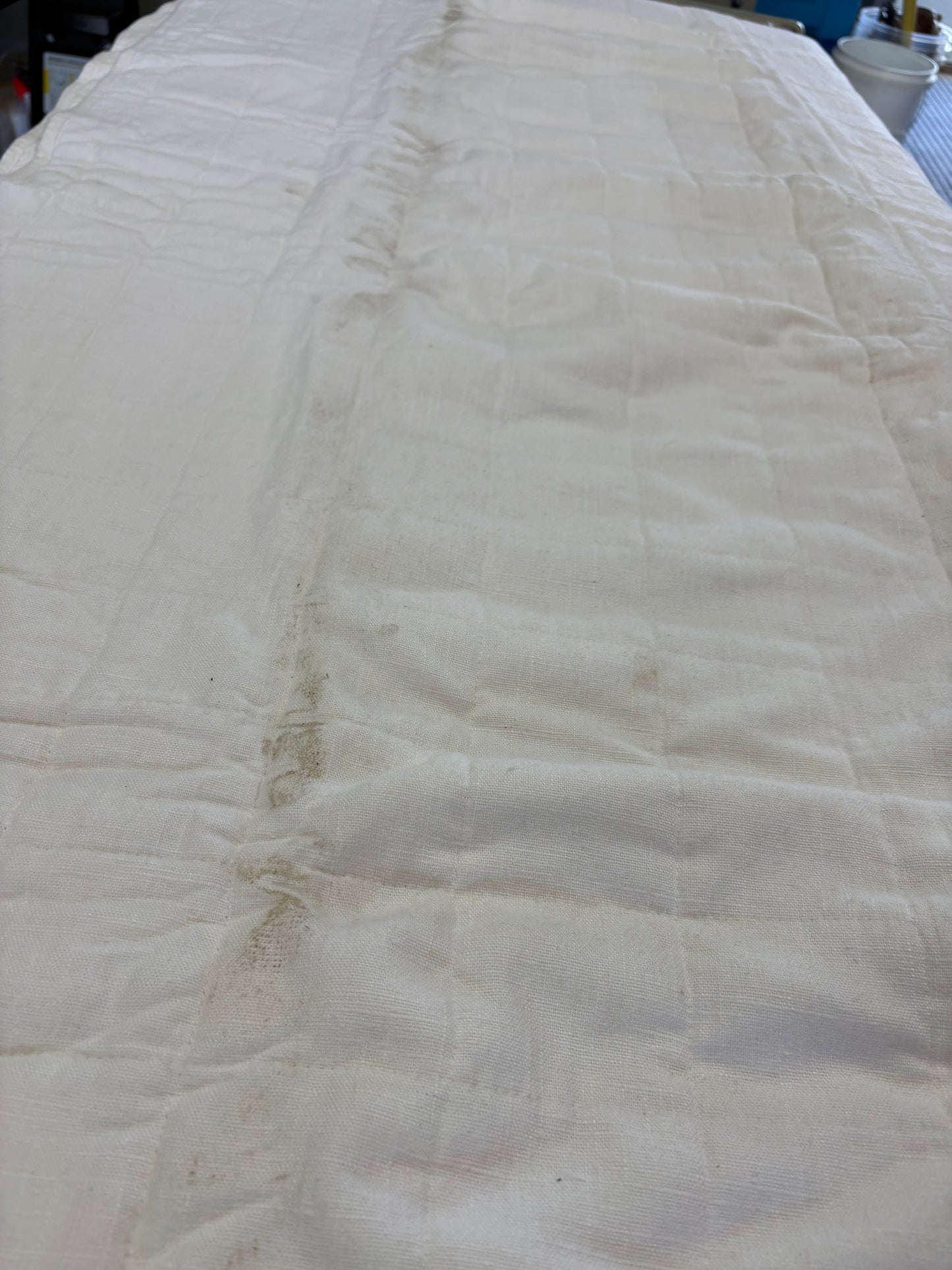 Casaluna King Heavyweight Linen Blend Quilt, New