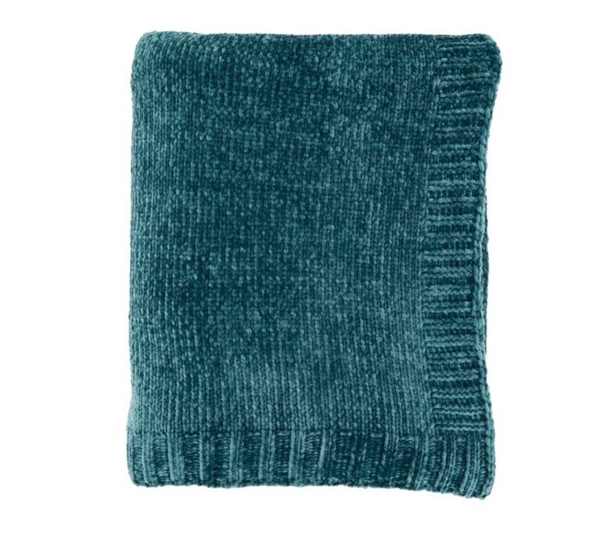Threshold 50”x60” Shiny Chenille Throw Blanket, New