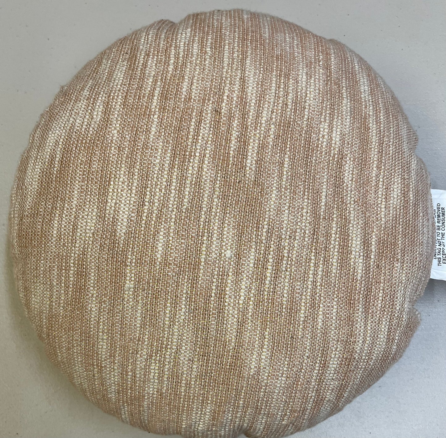 Threshold 16" Woven Cotton Slub Round Throw Pillow, New