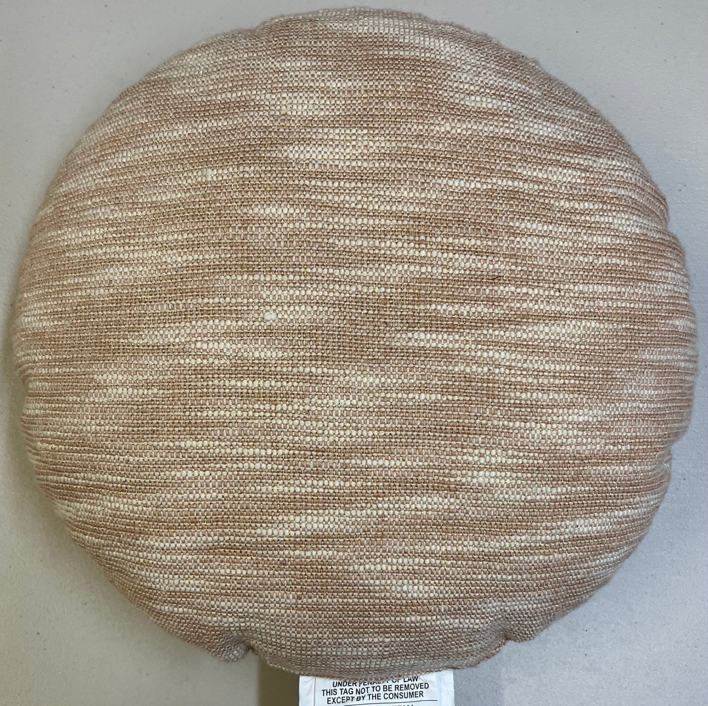 Threshold 16" Woven Cotton Slub Round Throw Pillow, New