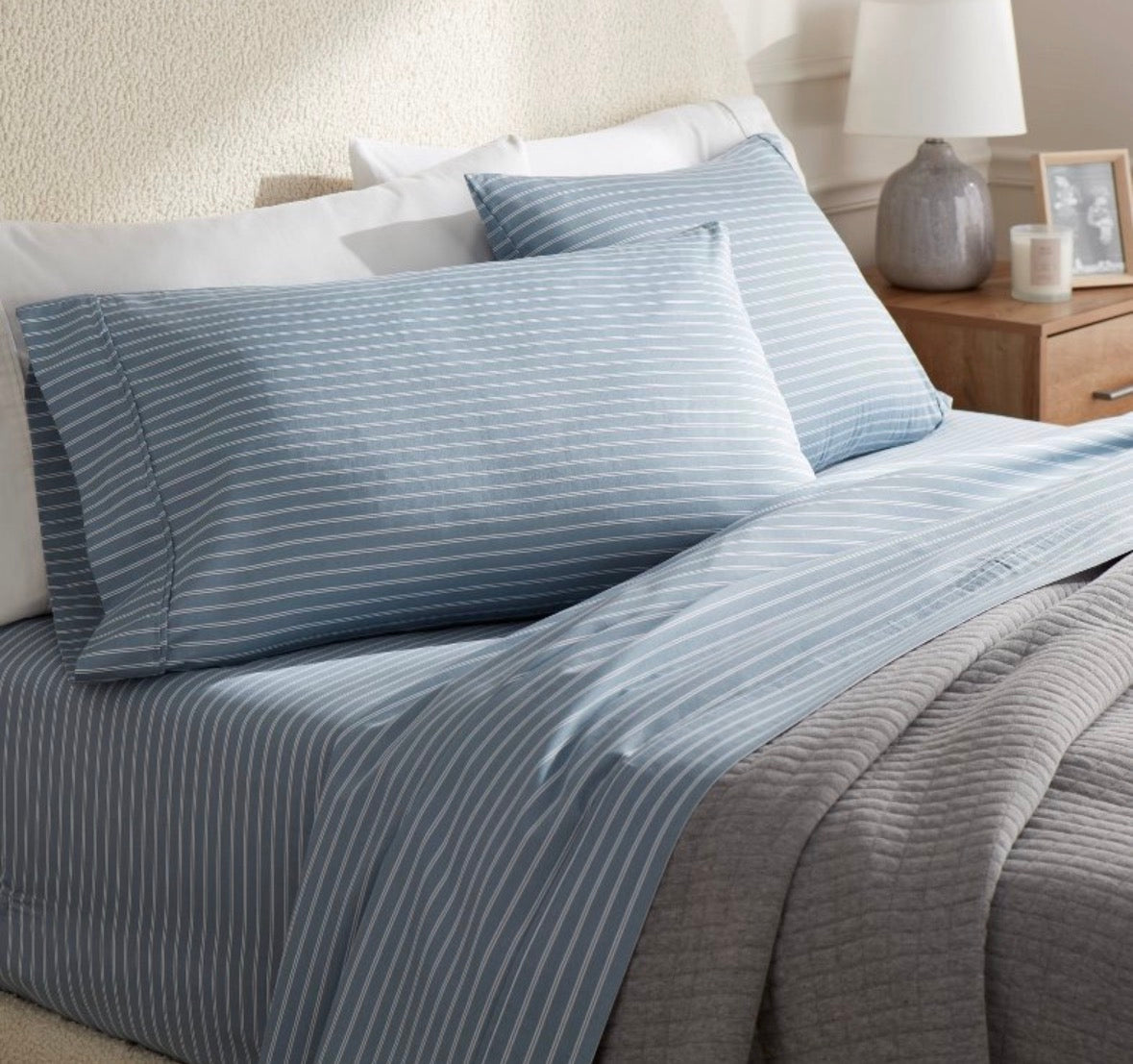 Threshold Full Printed Performance Sheet Set, New