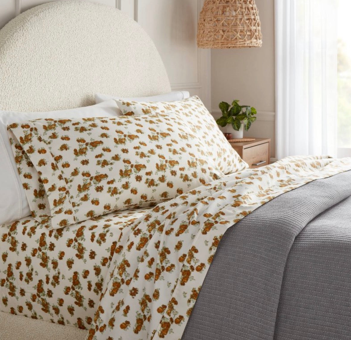 Threshold Twin/XL Twin Printed Performance Sheet Set, New