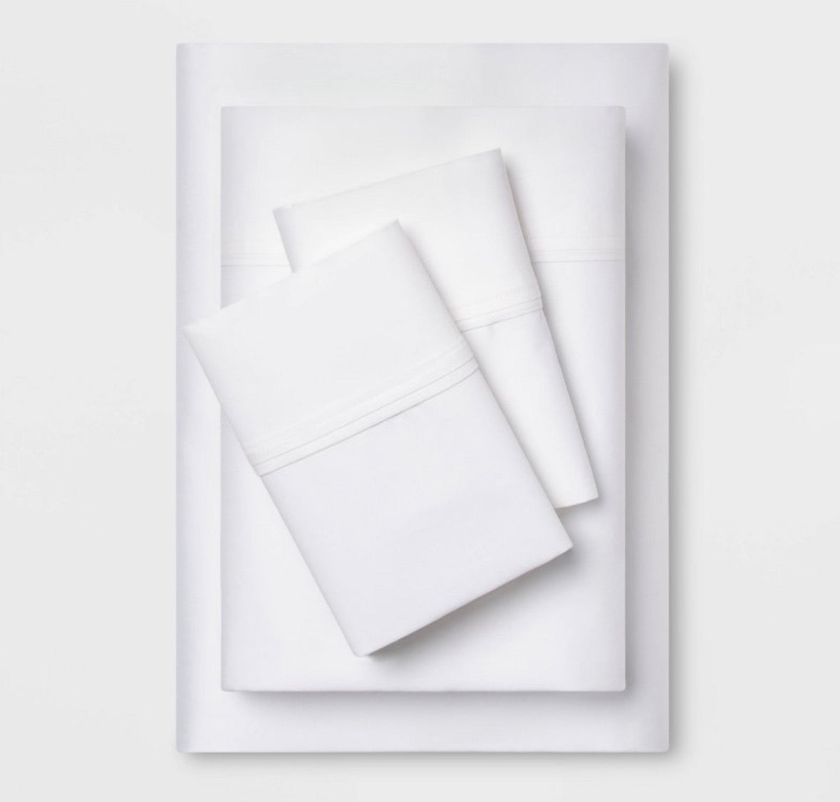 Threshold Twin/XL Twin Solid Performance Sheet Set, New