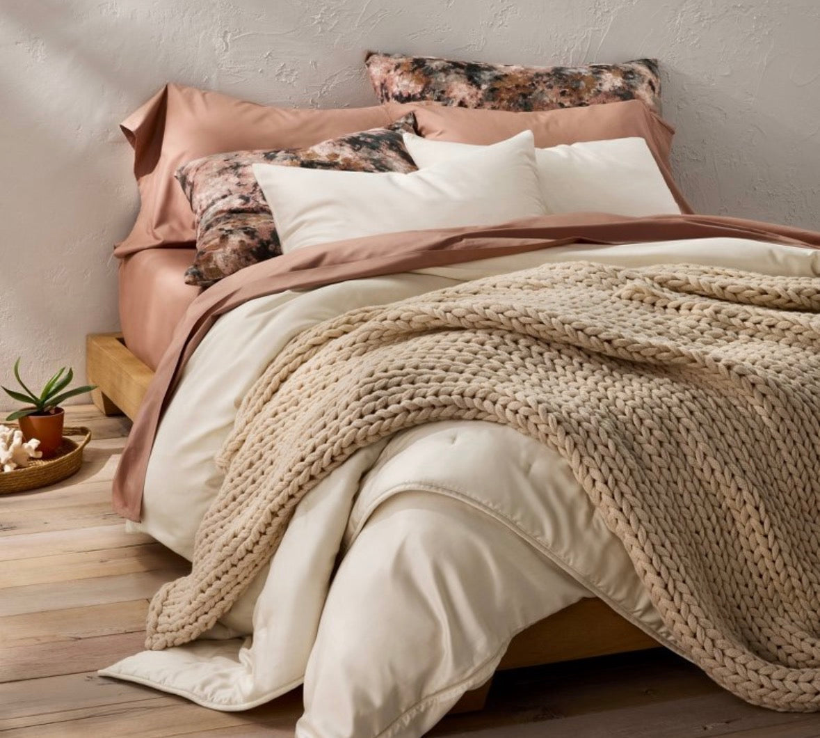 Casaluna King Blissful Bamboo Duvet Set, New