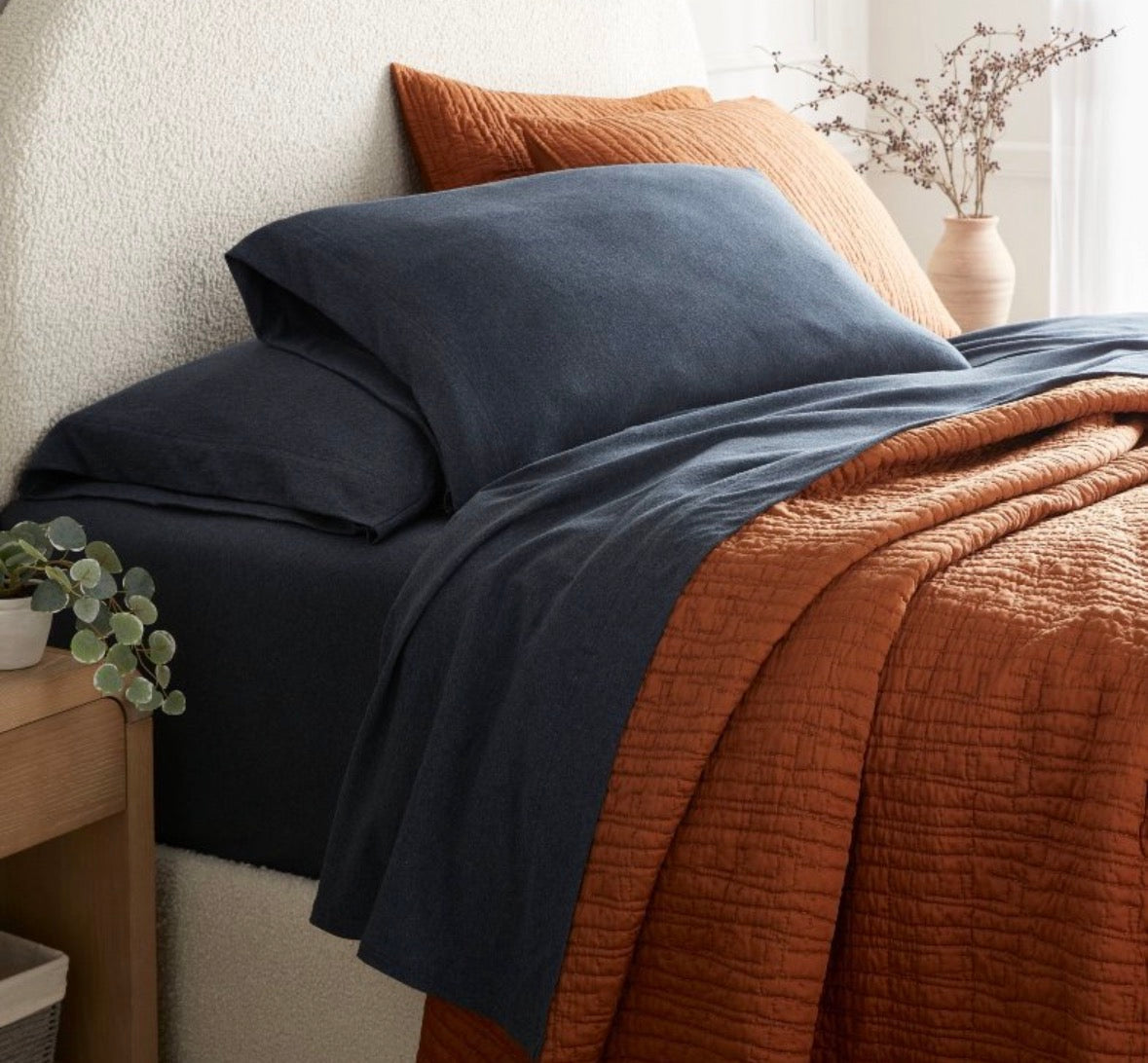 Threshold Twin Jersey Cotton Sheet Set, New
