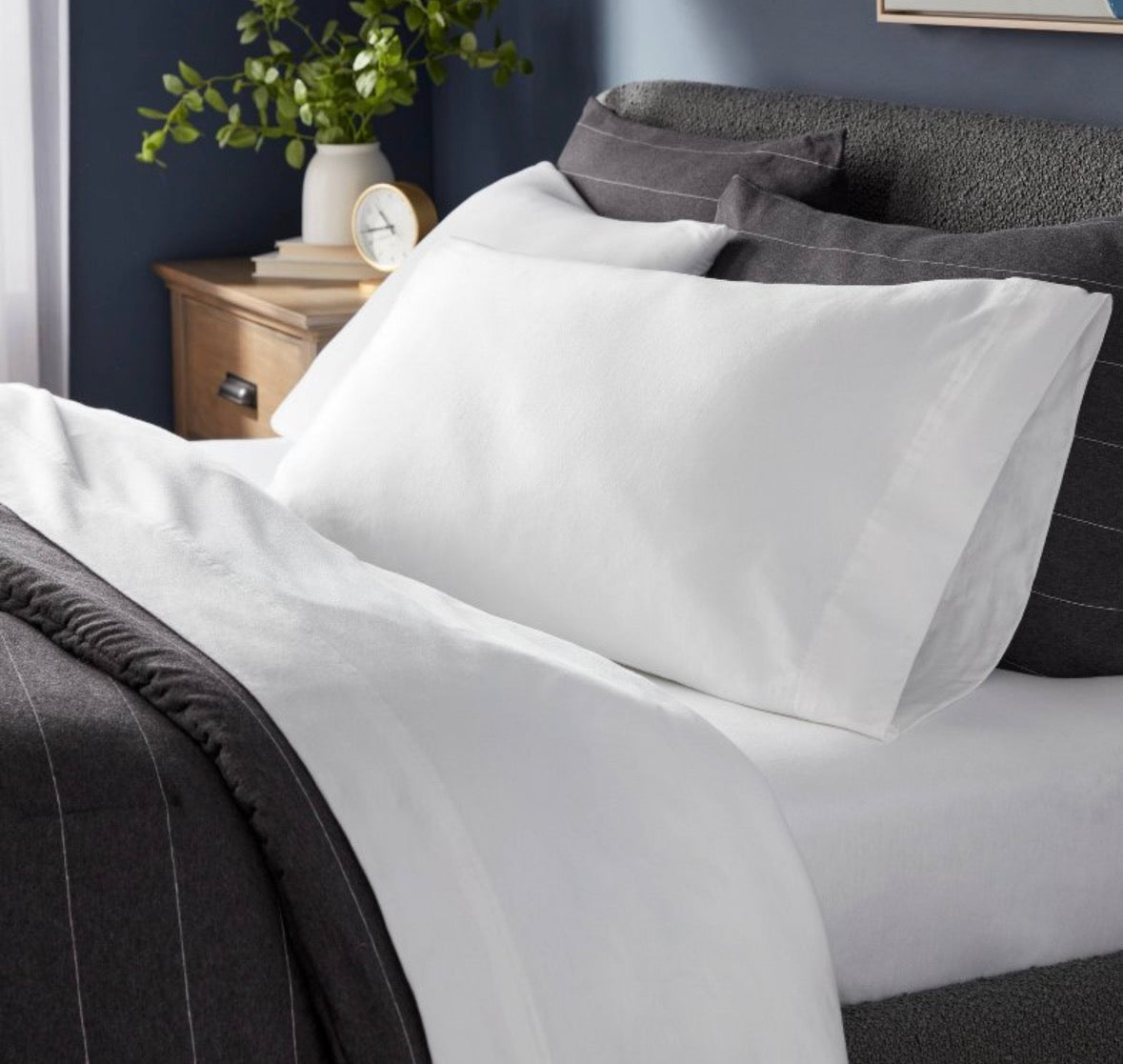 Threshold Queen Jersey Cotton Sheet Set, New