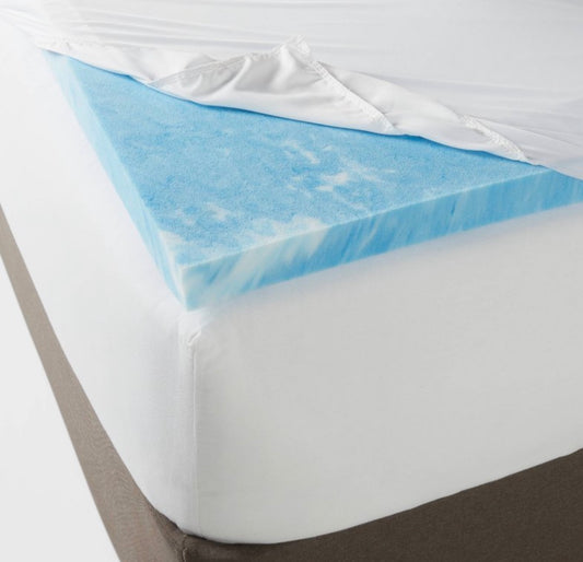 Threshold Full 2” Cool Touch Mattress Topper, New
