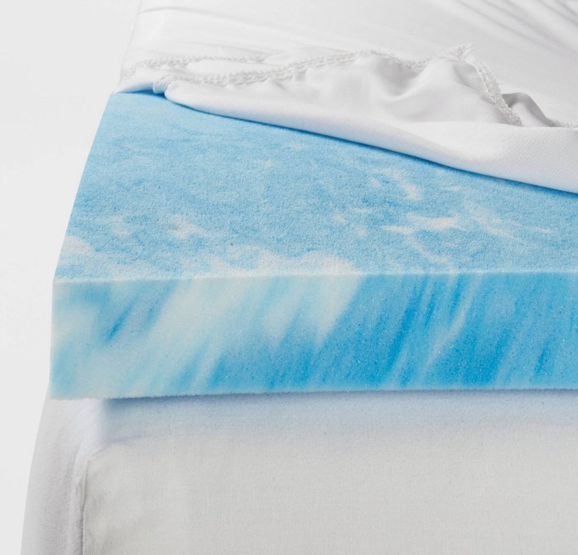 Threshold Full 2” Cool Touch Mattress Topper, New