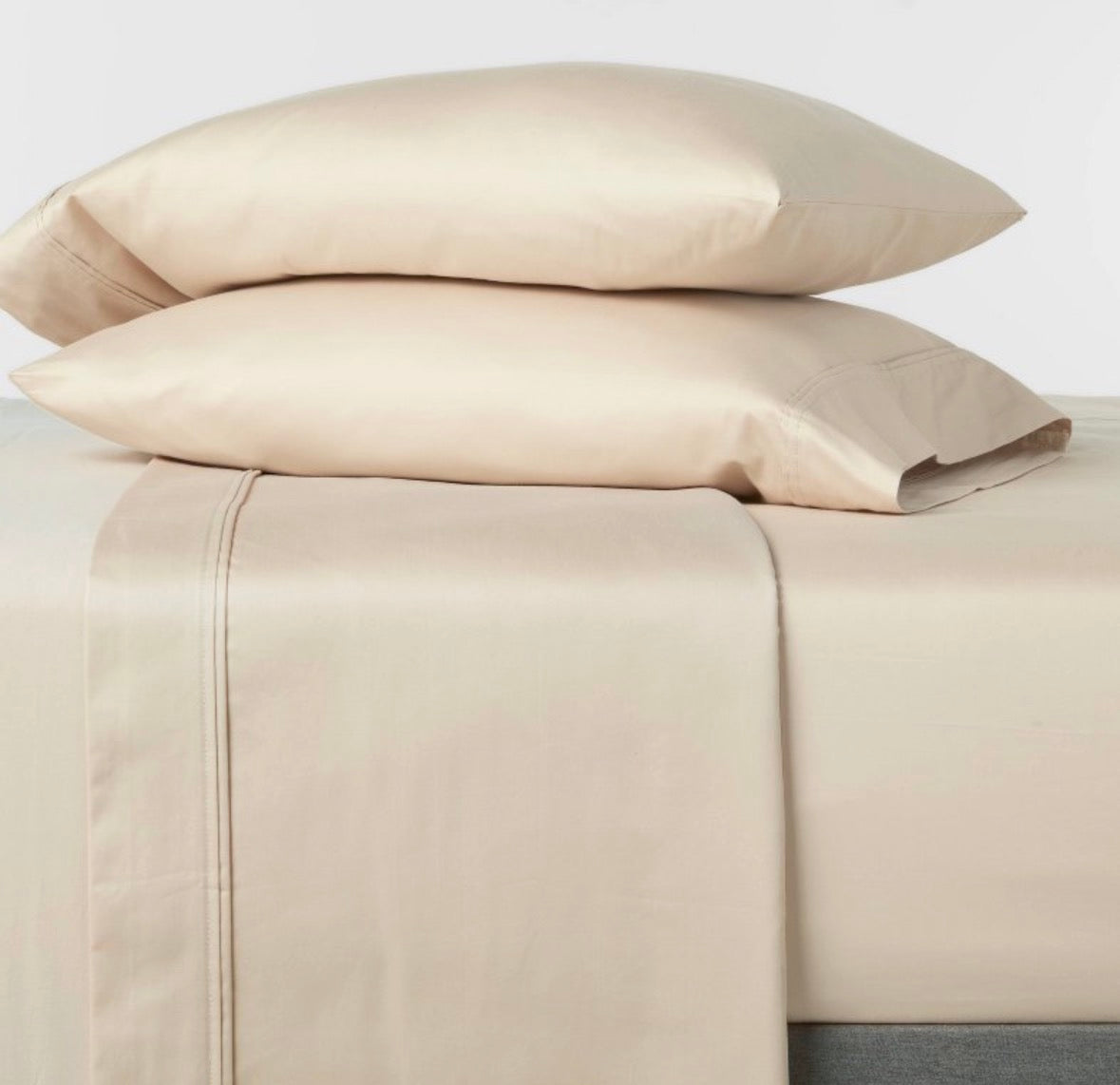 Threshold Twin/XL Twin Solid Performance Sheet Set, New