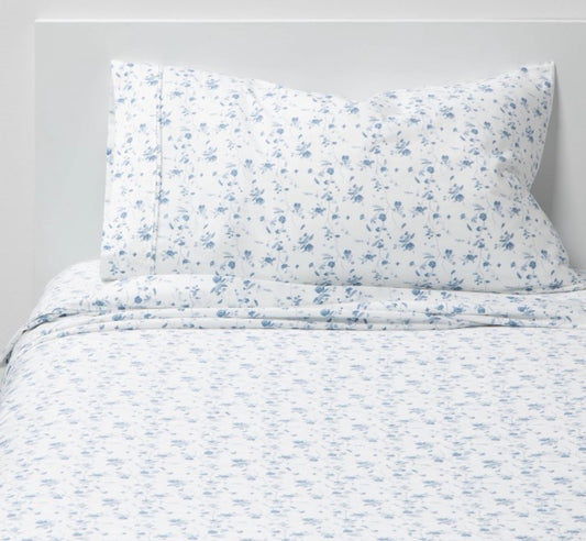 Threshold Twin/XL Twin Printed Performance Sheet Set, New