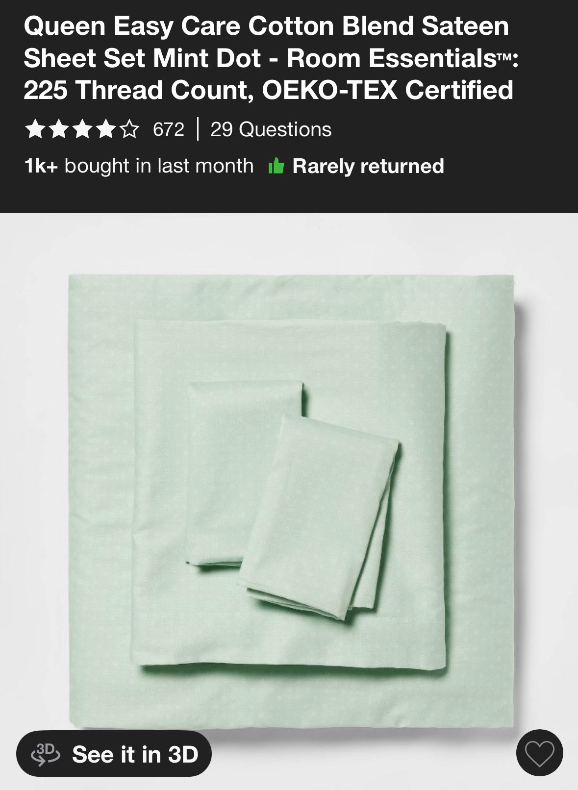 Room Essentials Queen Sheet Sets Bundle, New