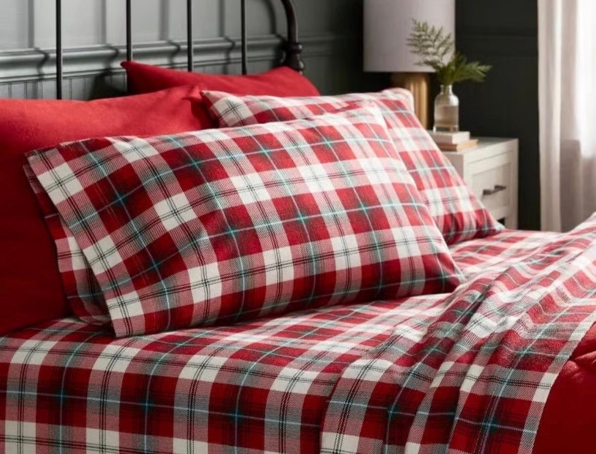Threshold Full Printed Performance Sheet Set, New