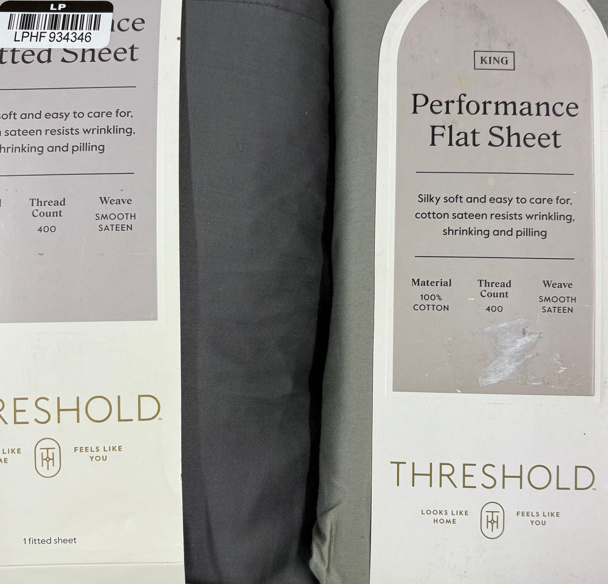 Threshold King Performance Sheet Set & Bedskirt Bundle, New