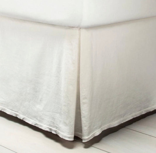 Hearth & Hand Queen Linen Blend Bedskirt, New