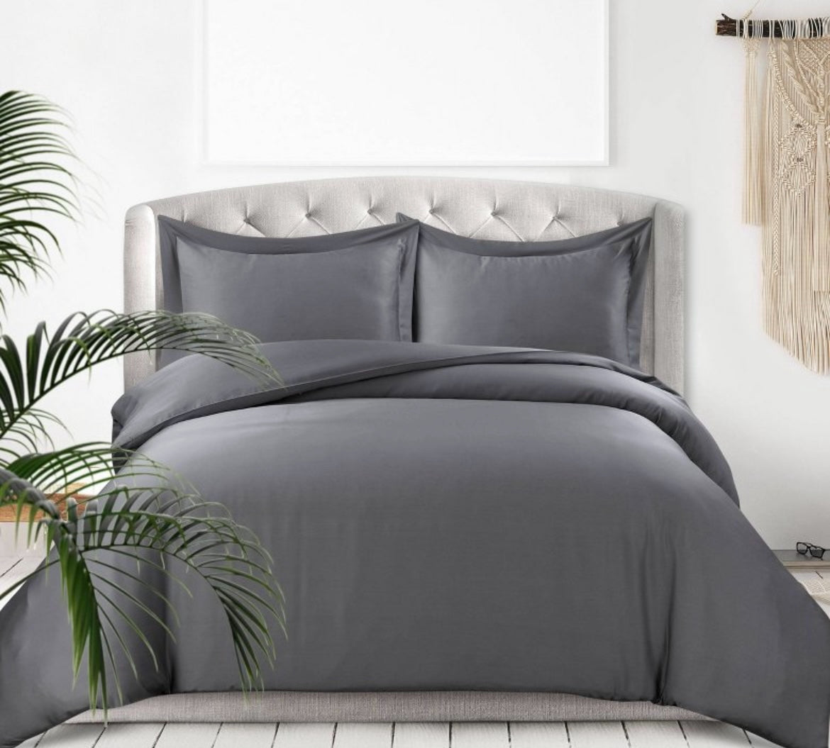 Tribeca Living Queen Bamboo Duvet Set, New