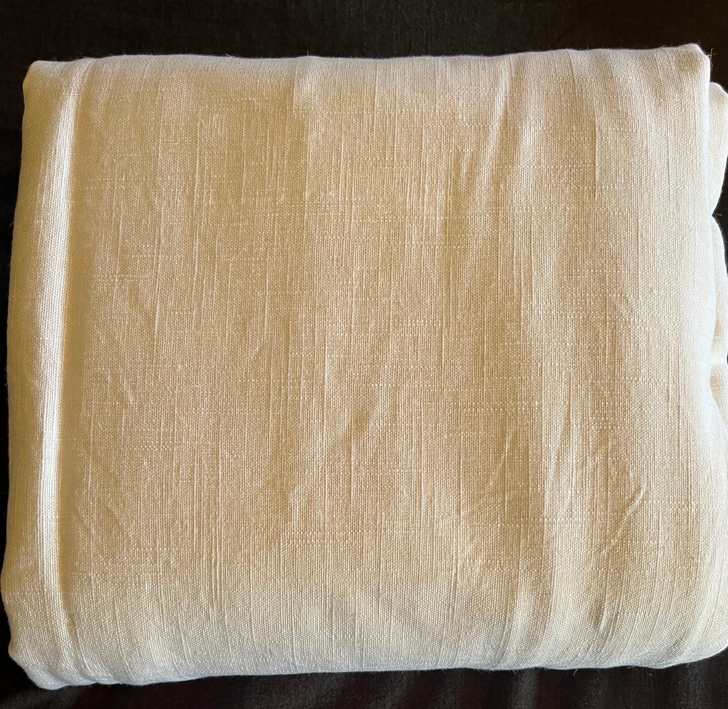 Casaluna King Heavyweight Linen Blend Duvet Cover, New