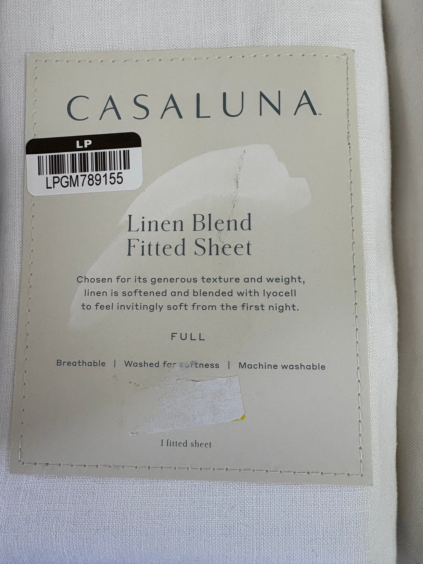 Casaluna Full Linen Blend Sheet Bundle, New