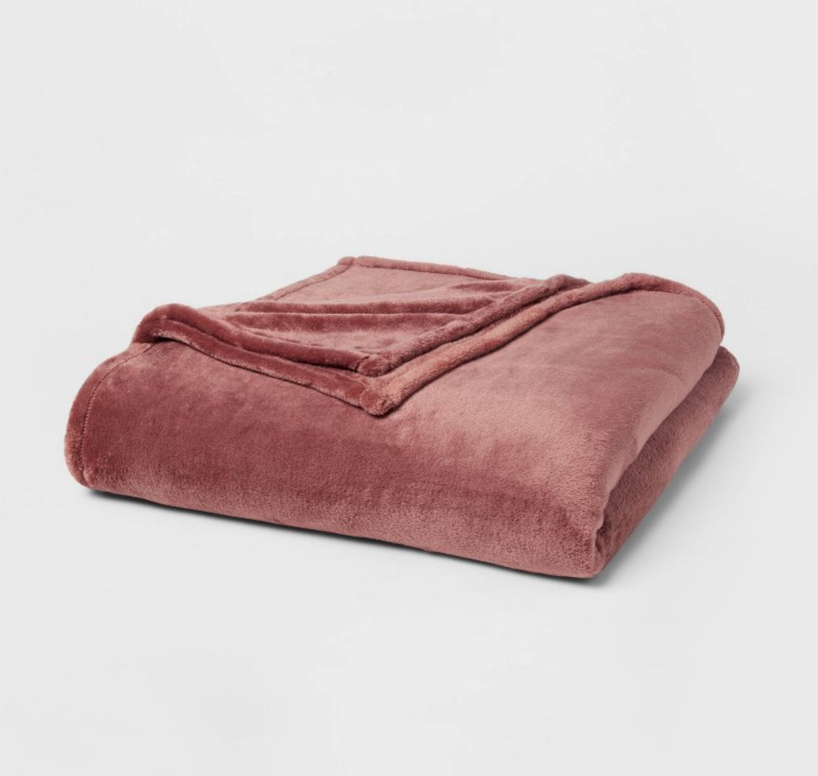 Threshold Full/Queen Microplush Bed Blanket, New